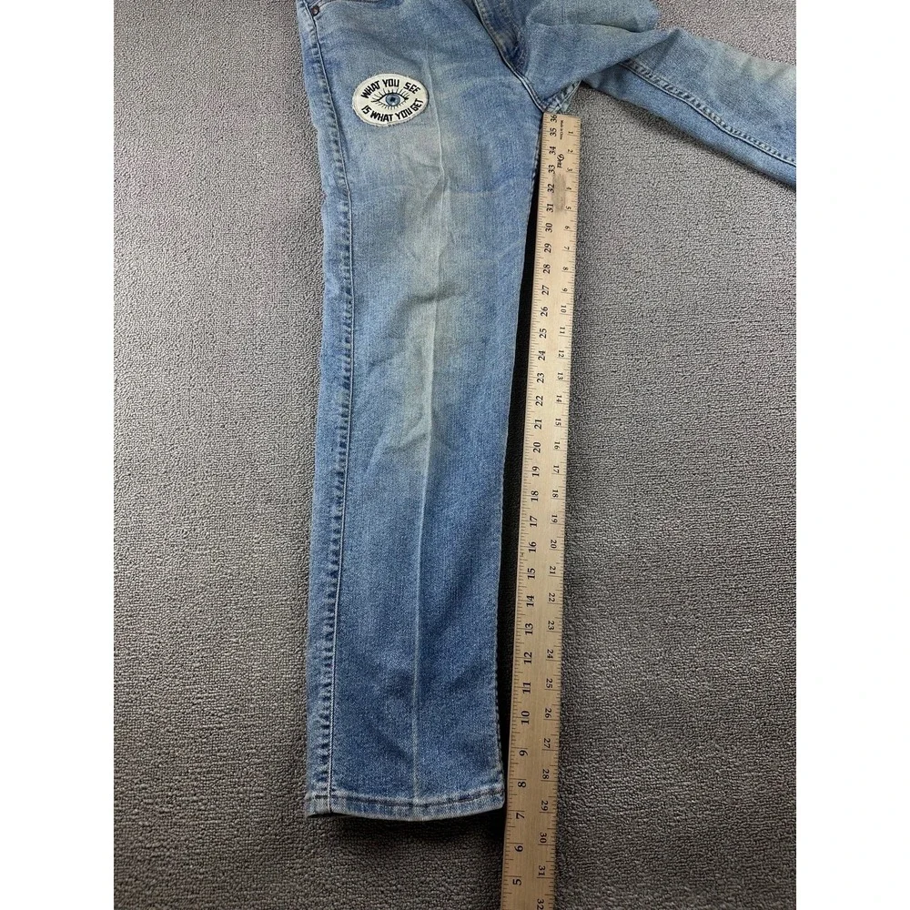Vintage Levis 852 Jeans Men 31x30 Blue Regular Fit Stretch Denim USA Western